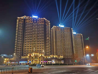 威海市華瀚大(da)湖公館樓體及週(zhou)邊景觀亮化工程